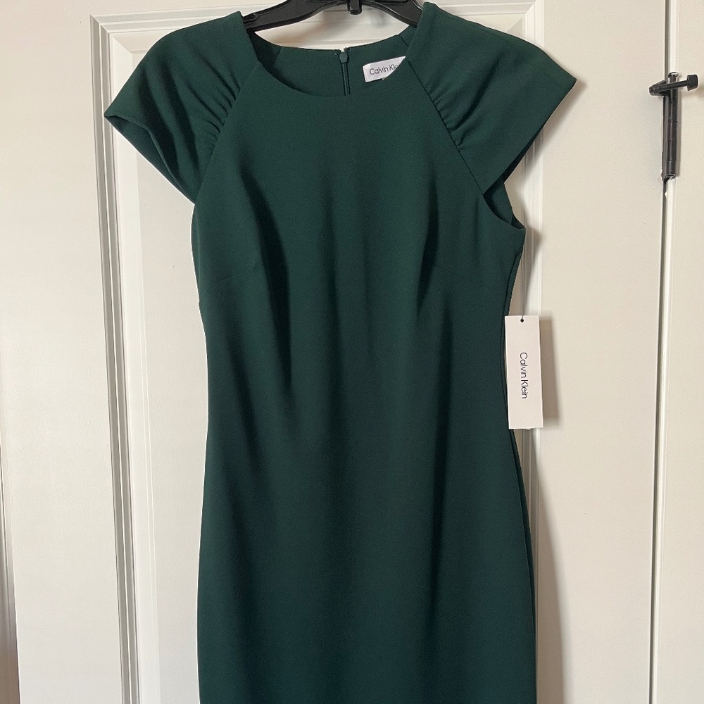 Calvin Klein Green Dress - 4
